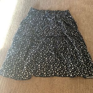 brandi melville flower printed skirt